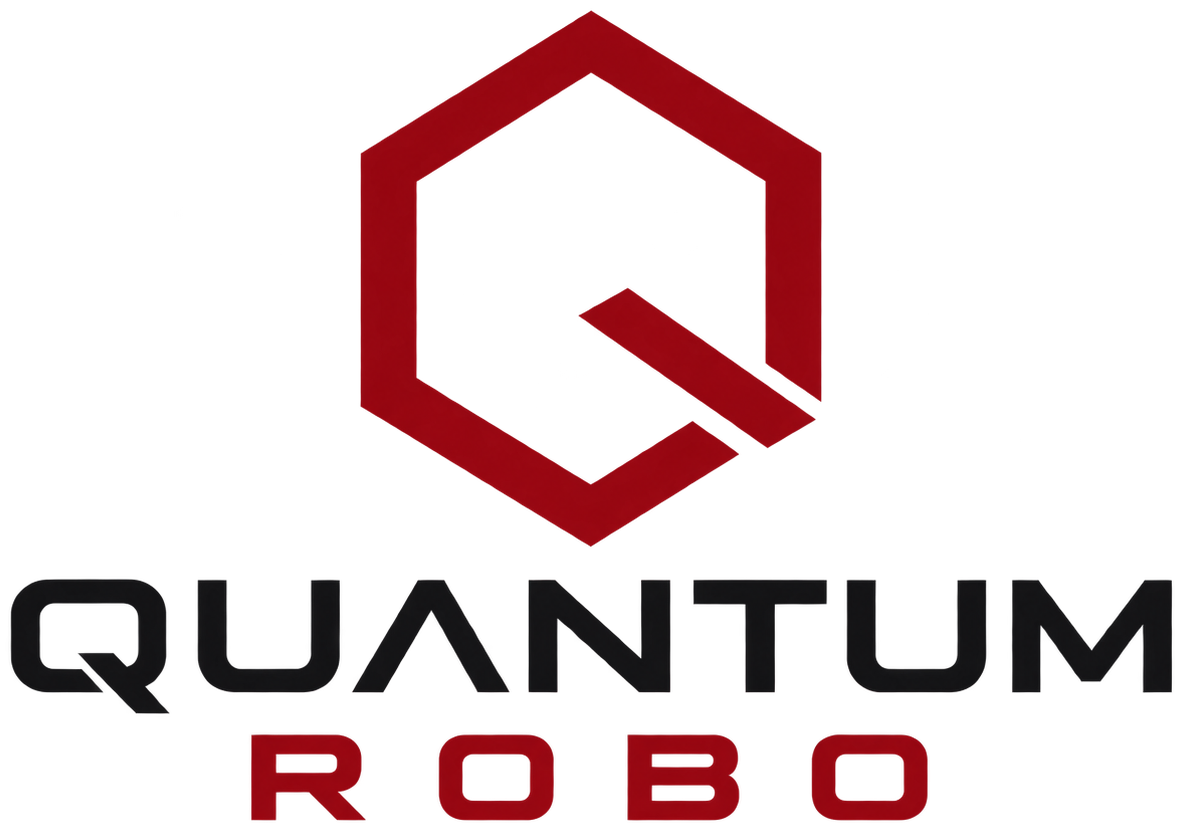 Quantum Robo logo, light-background variant